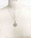 14k Genuine Ancient Roman Coin Necklace (Hadrian; 119-122 A.D.)
