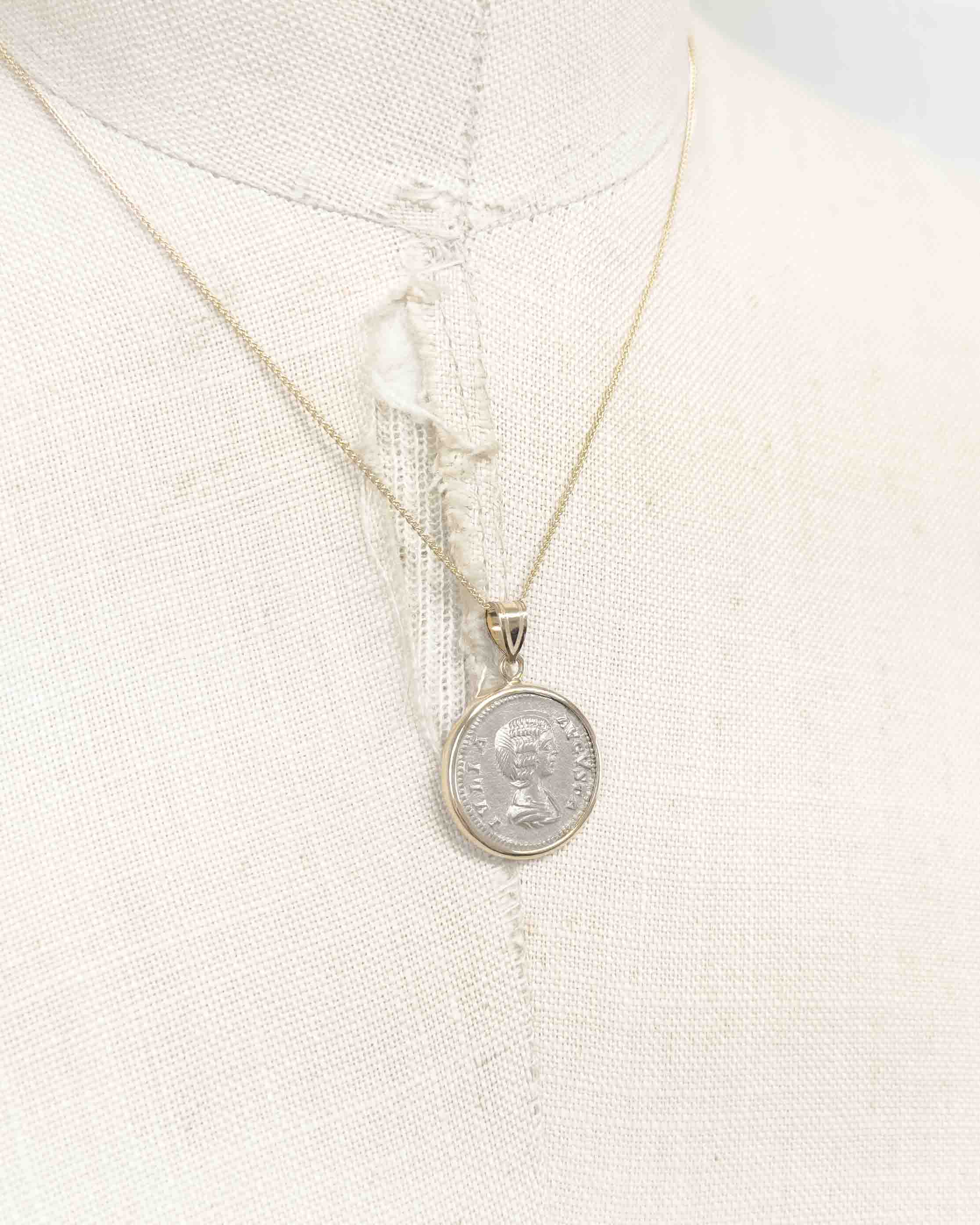 Julia store coin pendant