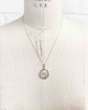 14k Gold Genuine Ancient Roman Coin Necklace (Marcus Aurelius; 161-180 A.D.)