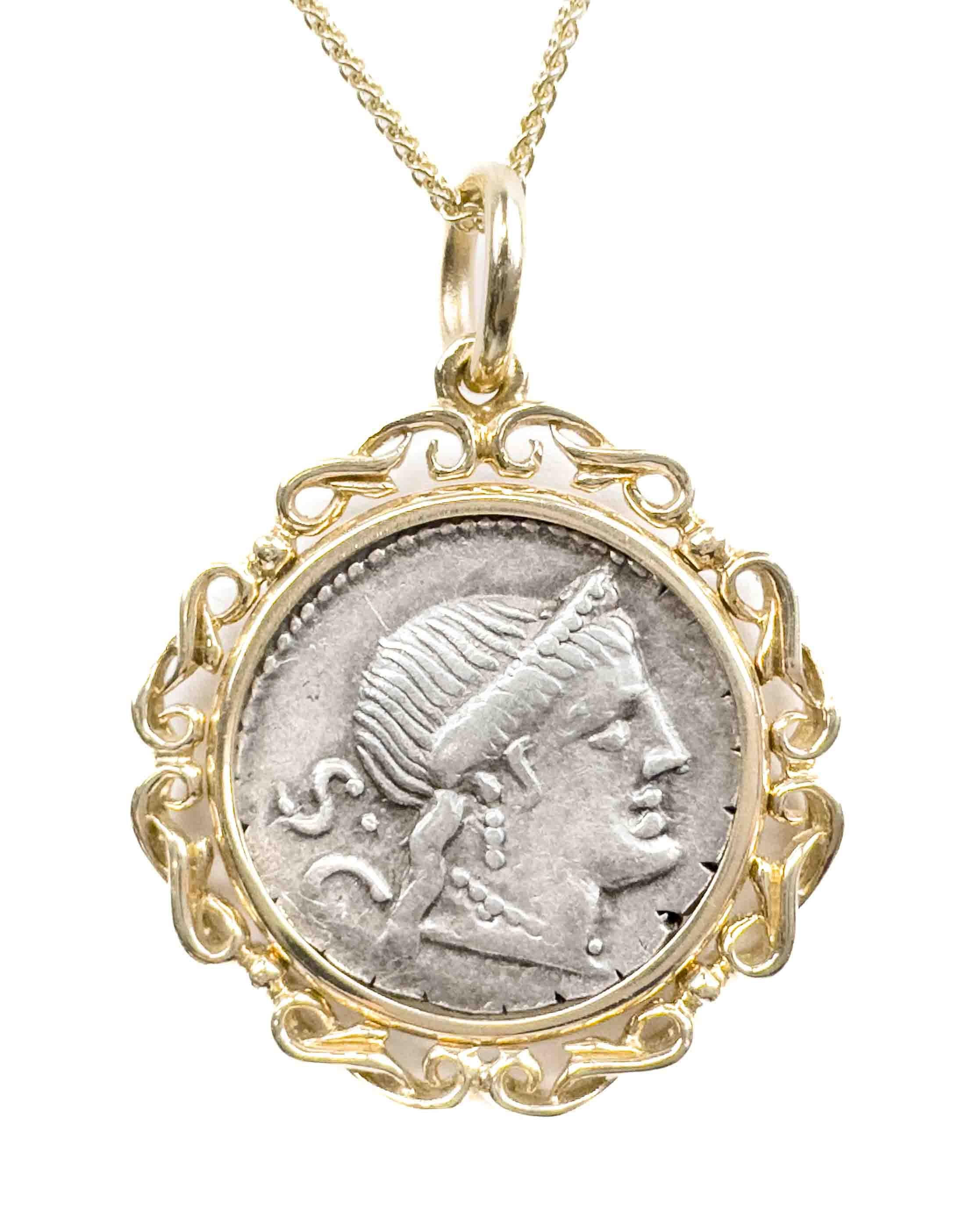 Venus coin online necklace