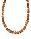 14k Gold Natural Brazilian Madeira Citrine Statement Necklace