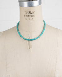 14k Gold & Natural Arizona Sleeping Beauty Turquoise Necklace