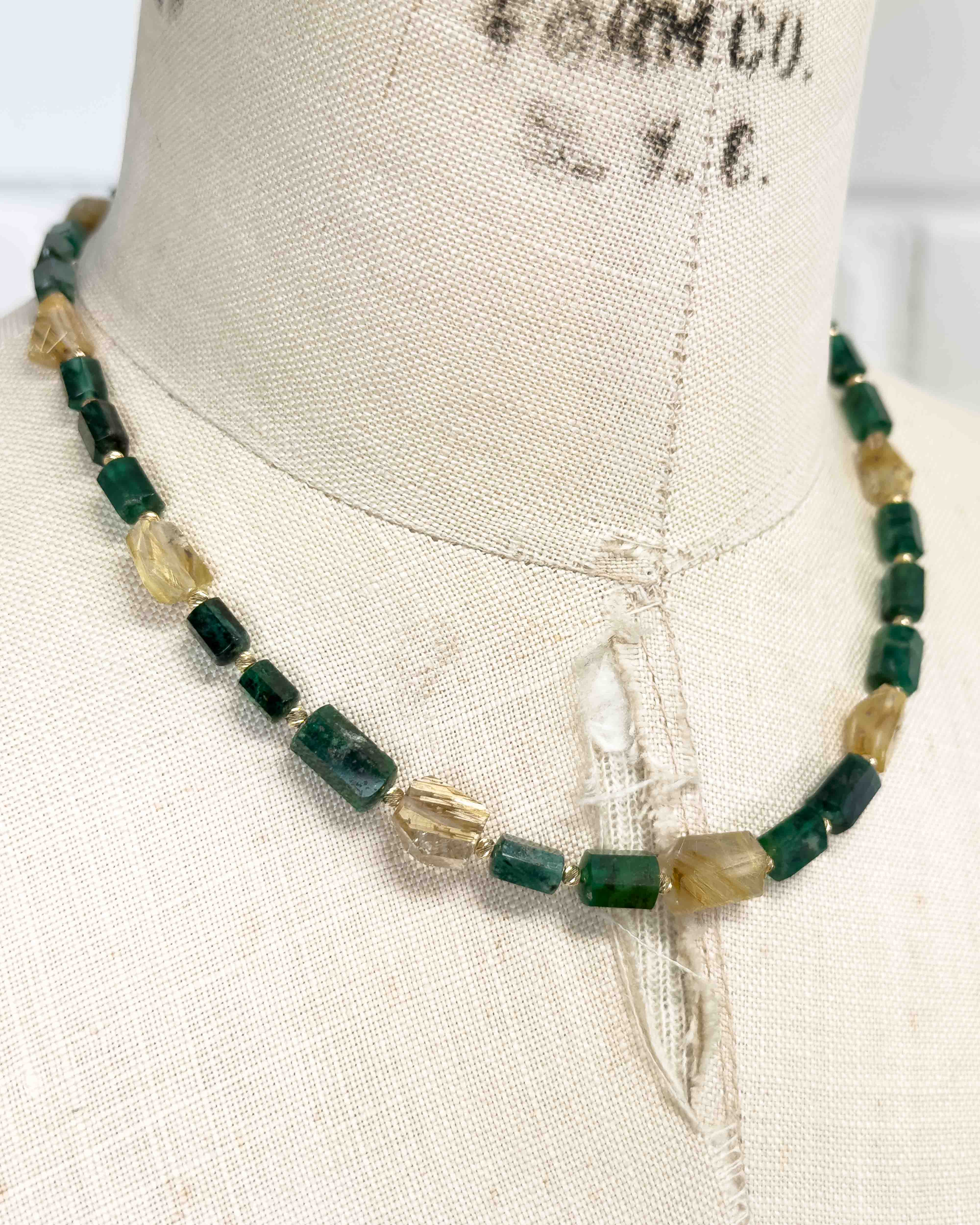 Elf Forest Jadeite Statement Necklace | Asian Boutique Jewelry from New  York | Yun Boutique