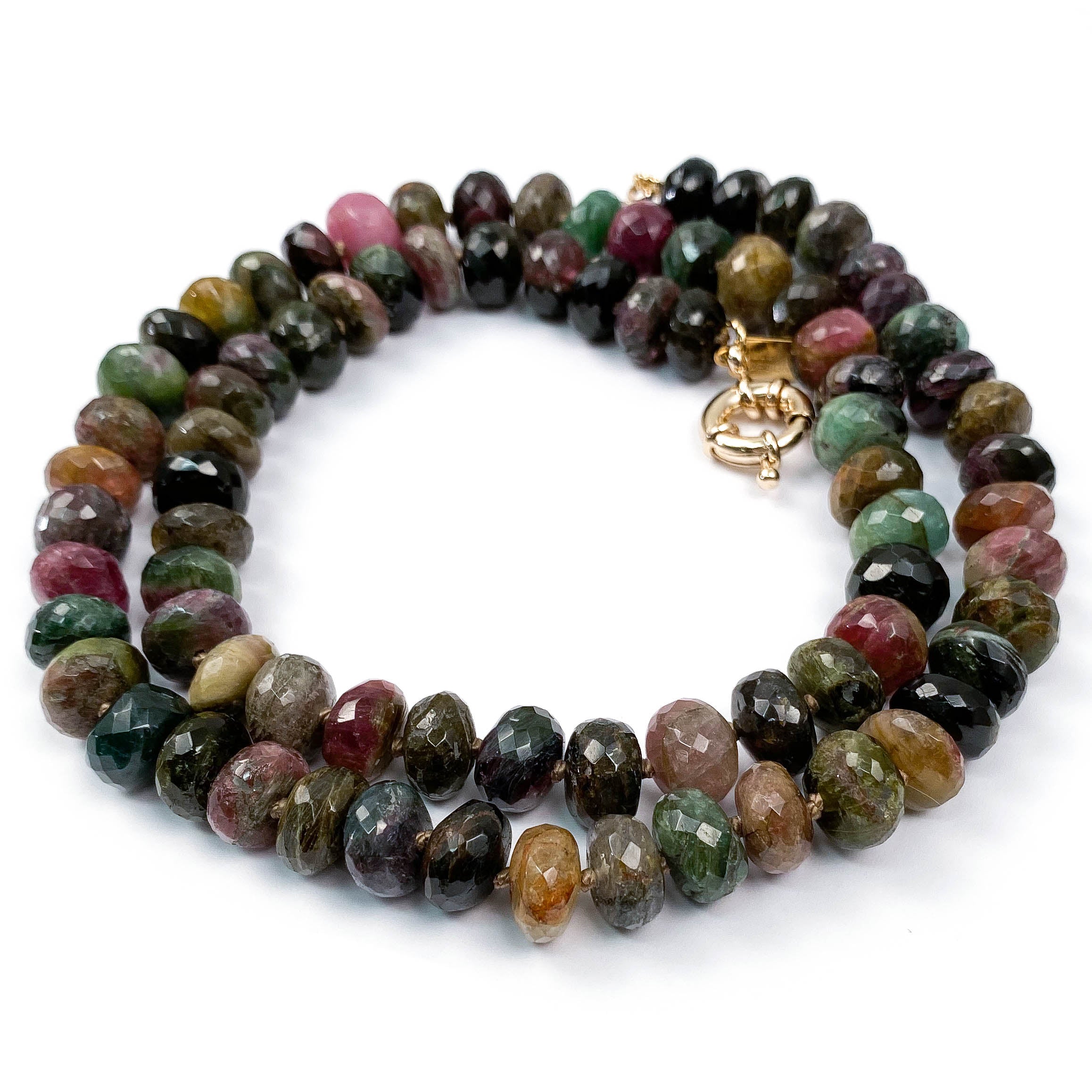 Hand-Knotted Tourmaline Strand Necklace