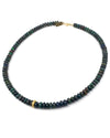 Diamond & Ethiopian Black Opal Strand Necklace
