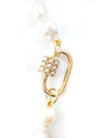 9k Gold Pearl Screw Lock on Hand-Knotted Baroque Pearl Necklace