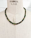 Black Ethiopian Opal Rondelle Strand Necklace