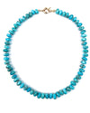 Arizona Kingman Turquoise Knotted Strand Necklace